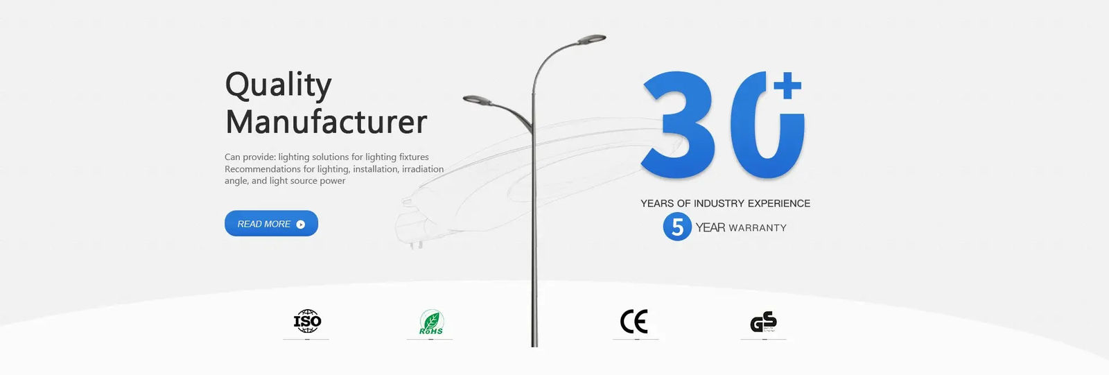 Square Lighting pole