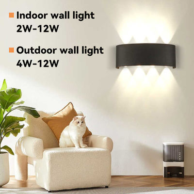 8W LED Indoor Wall Light with Modern Design and 3000K/4000K/6500K Color Temperature