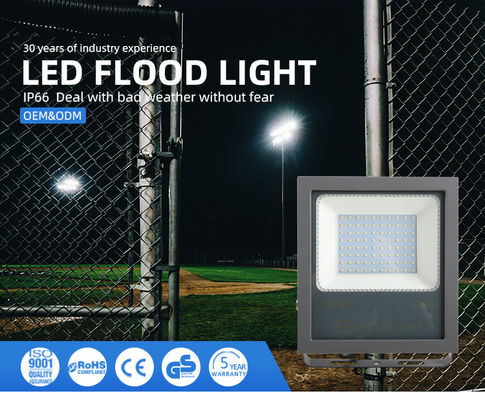 IP66/67 Waterproof 30W 50W 100W 150W 200W Slim LED Flood Light for Outdoor Stadium