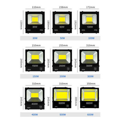 20W 30W 50W 100W 150W 200W High Power Led Flood Lights for Outdoor Sports Stadium