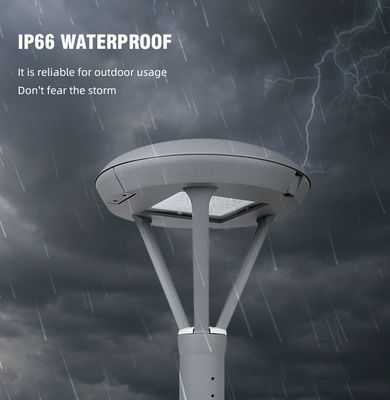 50W LED Post Top Lamp for Europe Type Villa Garden with 3/5 and 4000K Color Temperature