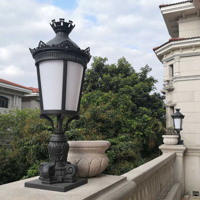 Outdoor European Antique Garden Lights Decorative Power Street Lamp Lighting Road Waterproof Modern Poles Led Solar Street Light