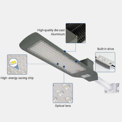 High Luminous Efficiency IP66 All In One LED Street Light for Outdoor 30W 50W 100W 150W