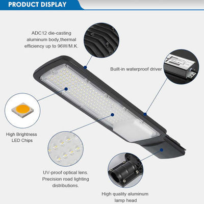 Waterproof IP65 Outdoor 50W 100W 150W 200W LED Solar Street Lamp for Street Lighting