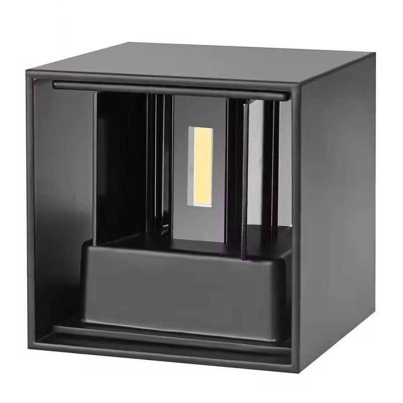 Modern IP65 Up Down Light Home Outdoor Waterproof Wall Light Black LED Outdoor Wall Lamp